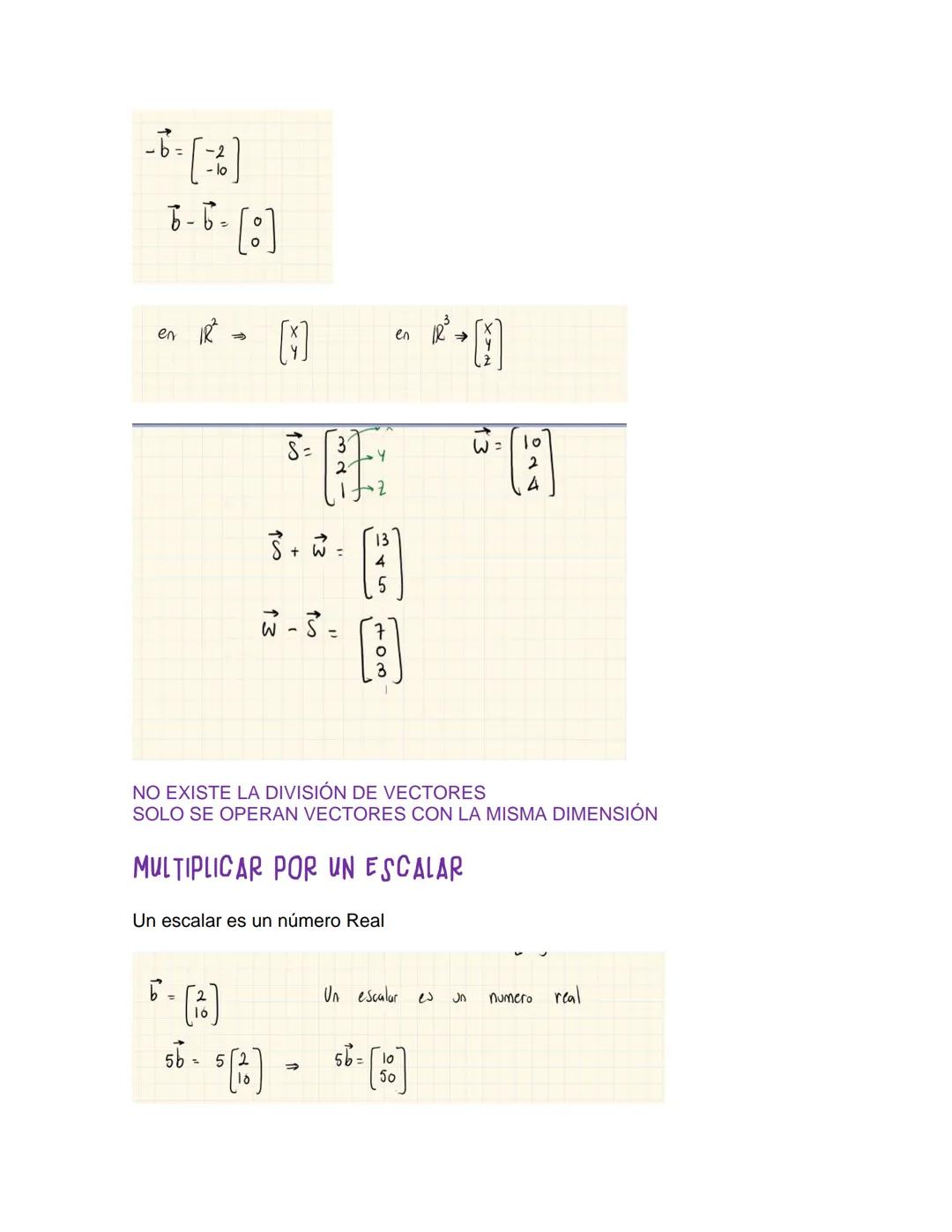 OPERACIONES CON VECTORES
VECTOR: Tiene dirección, sentido y magnitud.
Vectores libres
Suma:
+
=
A
+
до
Es conmutativa
Para que 2 vectores se