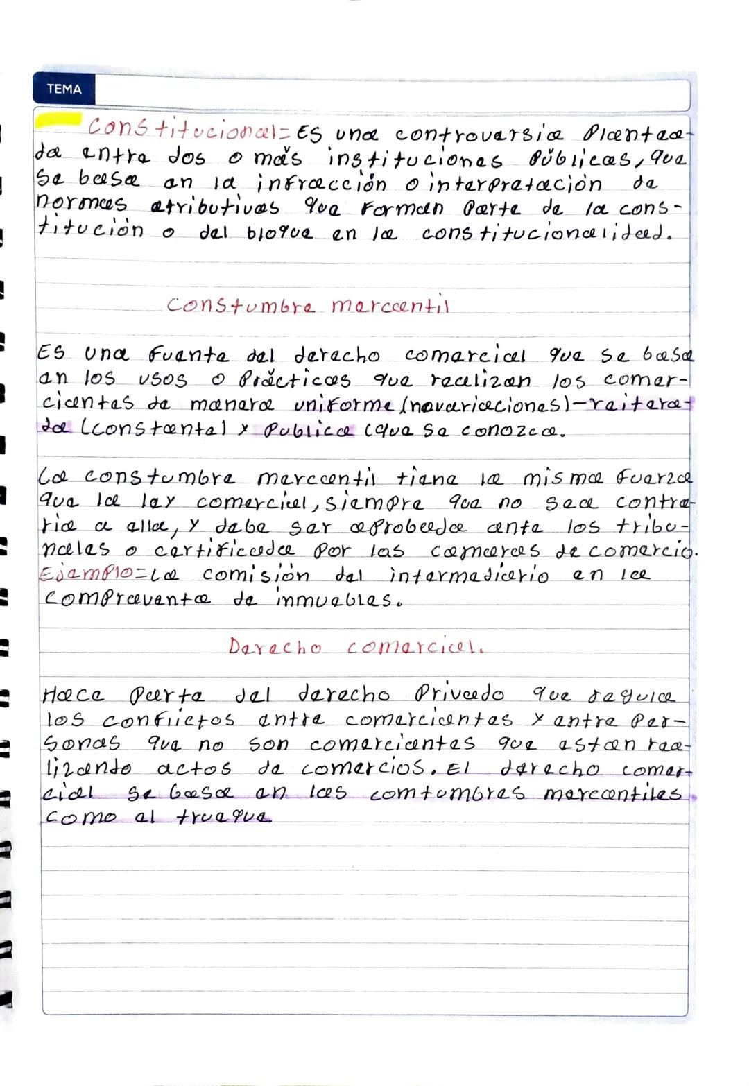 TEMA
Derecho
Se basa en una conducta que tienen las Per-
Sonas
los tiempos.
atraves
de
Todas esas constumbres Se Fueron.
anotan-
reglamentos