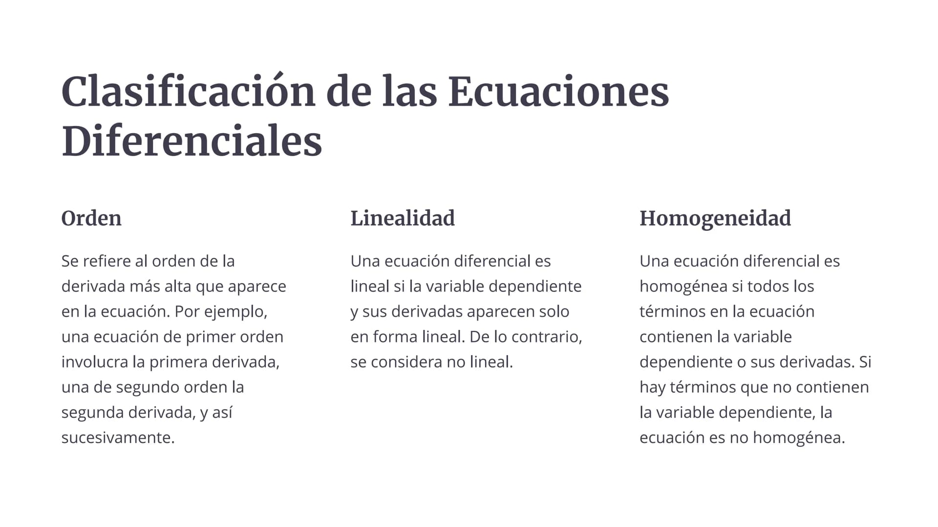 las Ecuaciones
Diferenciales
Las ecuaciones diferenciales son una herramienta
fundamental en matemáticas, física, ingeniería y otras
discipl