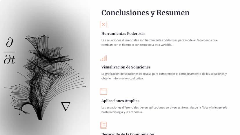 las Ecuaciones
Diferenciales
Las ecuaciones diferenciales son una herramienta
fundamental en matemáticas, física, ingeniería y otras
discipl