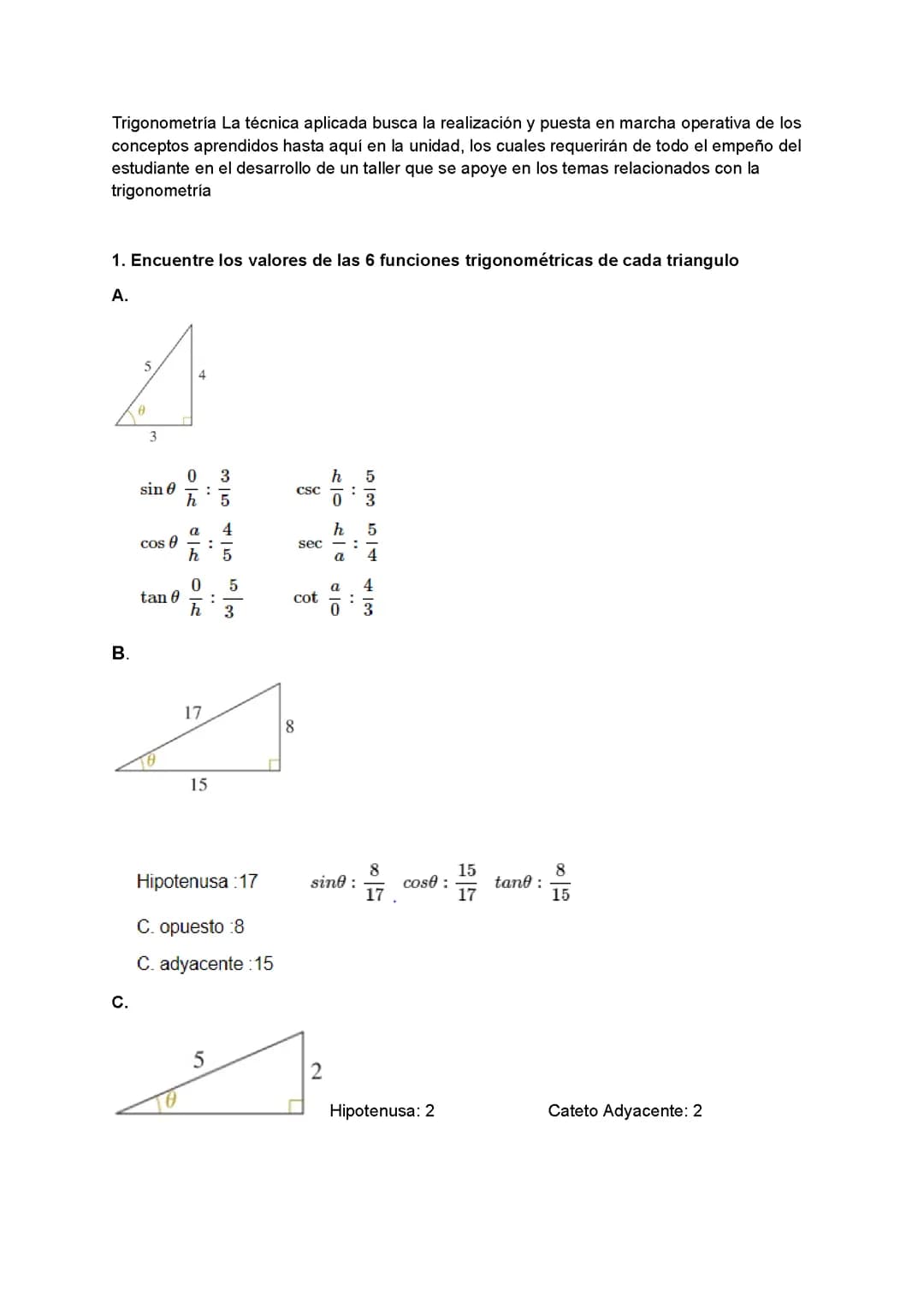 Trigonometría 