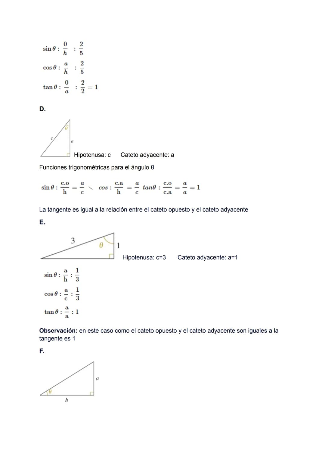 Trigonometría La técnica aplicada busca la realización y puesta en marcha operativa de los
conceptos aprendidos hasta aquí en la unidad, los
