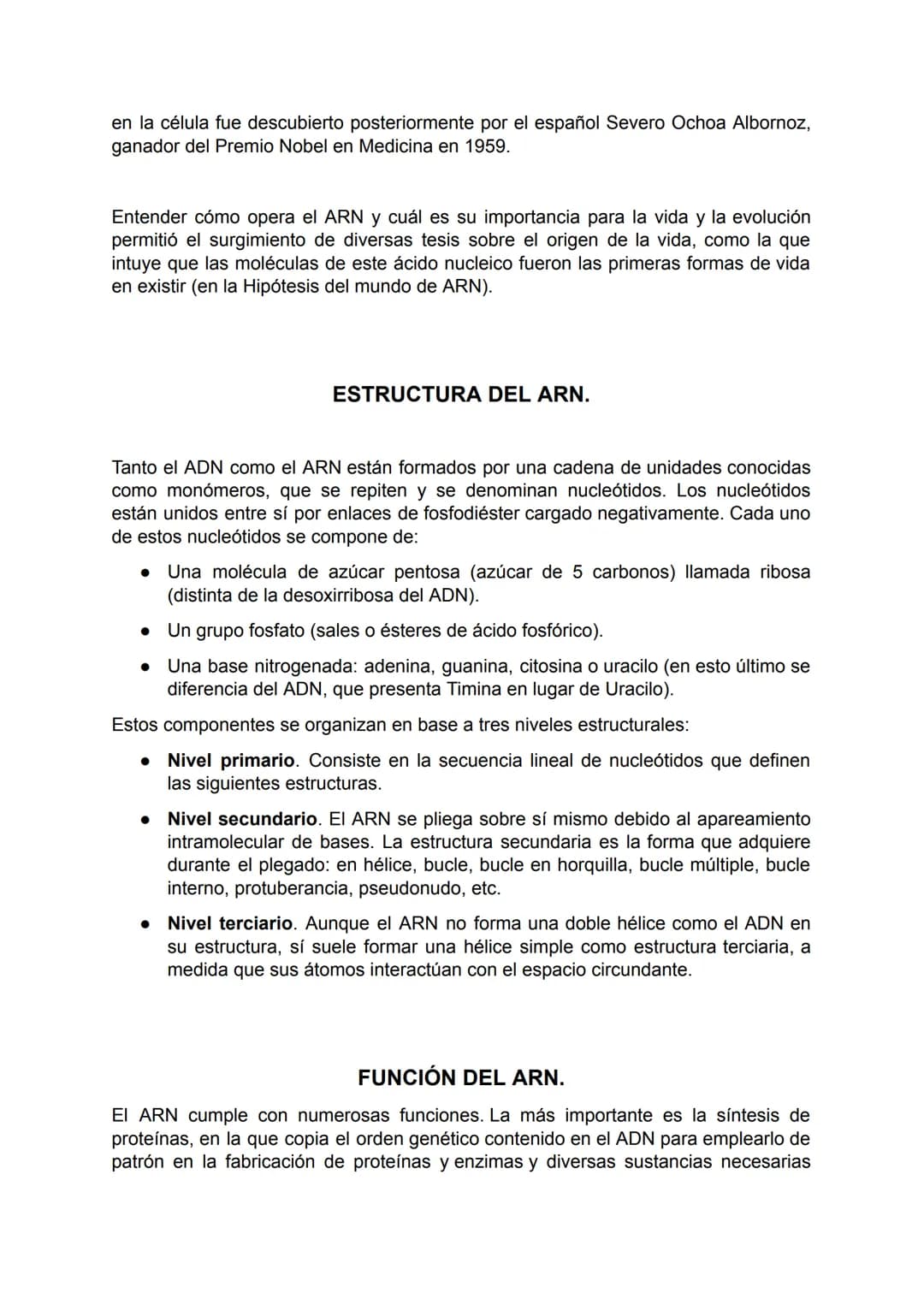 ACIDOS NUCLEICOS.
Los ácidos nucleicos son un tipo importante de macromoléculas presentes en todas
las células y virus. Las funciones de los