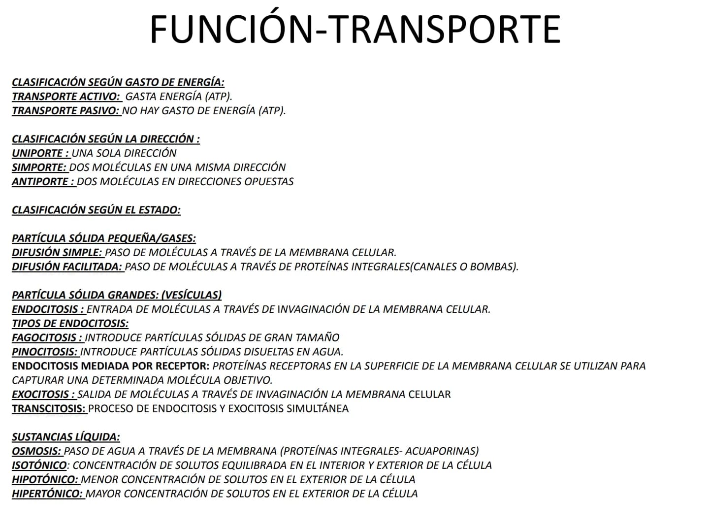FUNCIÓN:
MEMBRANA CELULAR
MEMBRANA CITOPLASMTICA
MEMBRANA PLASMATICA
PLASMALESMA
-PROTECCIÓN
-BARRERA
-DELIMITA EL EXTERIOR DEL INTERIOR
-SE