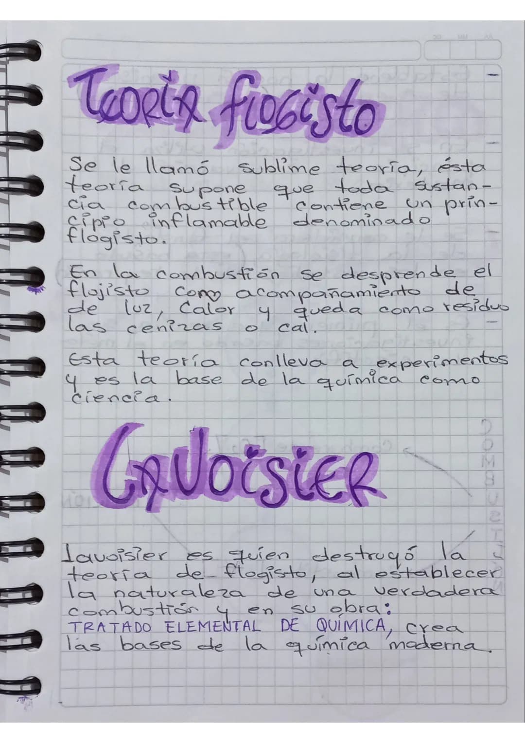 HISTORIA DE LA
QUÍMICA
ANTIGÜEDAD
Aristoteles.
• Democrito.
ALQUIMIA
TIEMPOS
MODERNOS
Quimica
moderna.
Fue go
TRANSICIÓN
Teoria flo
gisto
Co