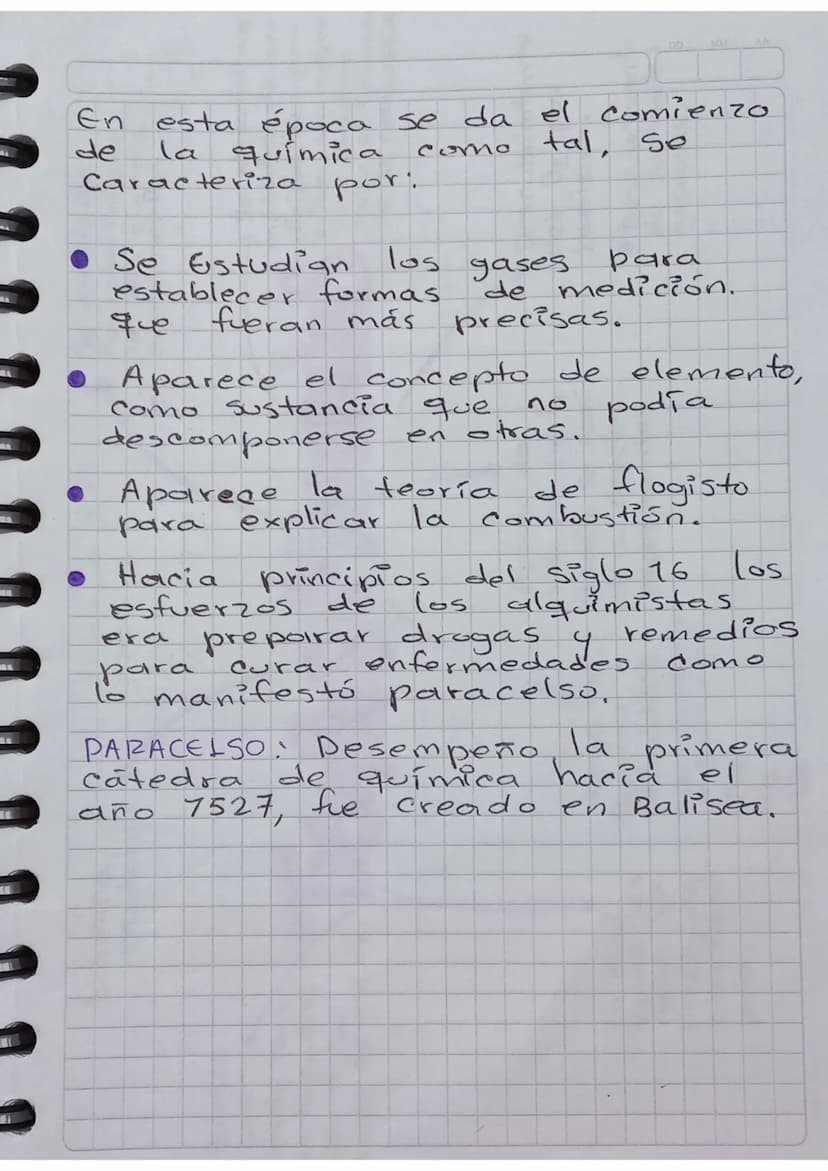 HISTORIA DE LA
QUÍMICA
ANTIGÜEDAD
Aristoteles.
• Democrito.
ALQUIMIA
TIEMPOS
MODERNOS
Quimica
moderna.
Fue go
TRANSICIÓN
Teoria flo
gisto
Co