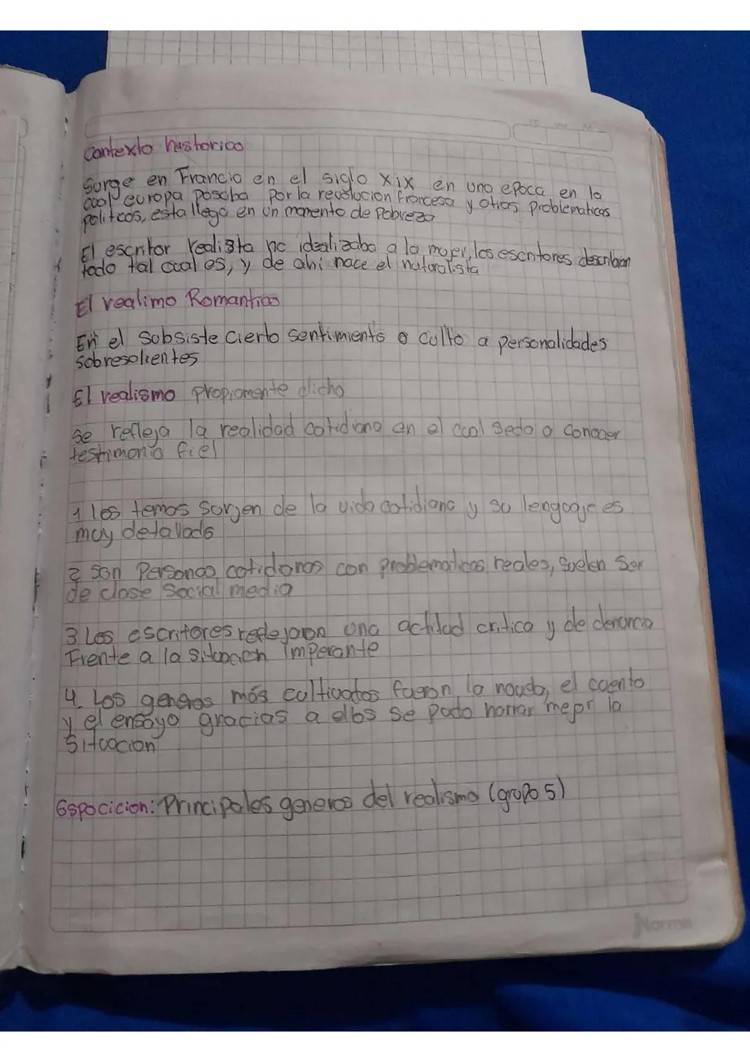realismo
Apuntes del video
• El realismo es una forma de expresar la realidad tal cual es, sin
Idealizarla. Se aplica diferentes ambitos, co