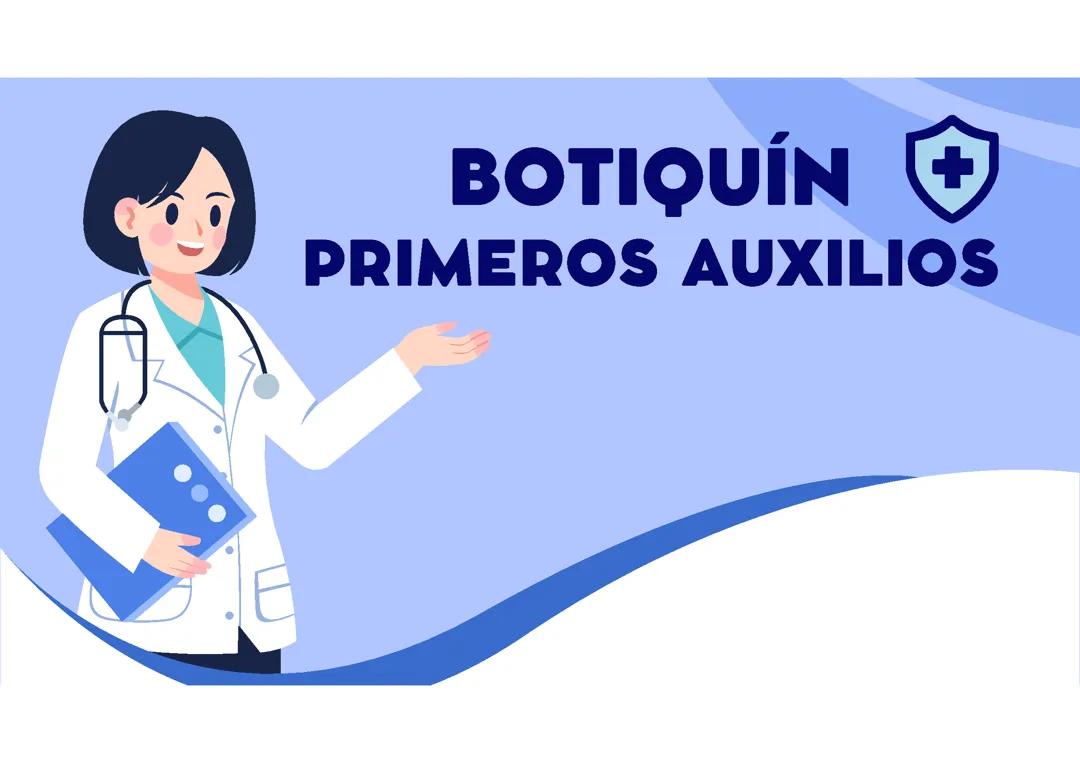 botiquín primeros auxilios 