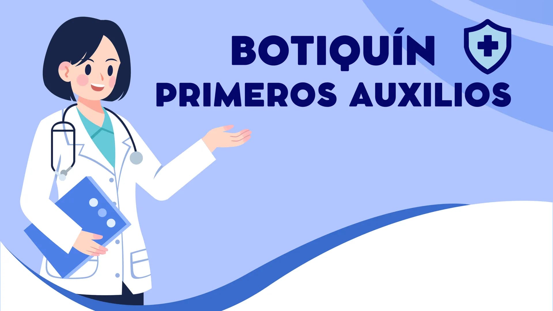 BOTIQUÍN ✪ +
PRIMEROS AUXILIOS 1
CONTENIDO
2
3
¿QUE ES?
CARACTERISTICAS
TIPOS ¿QUE ES?
EL BOTIQUÍN DE PRIMEROS AUXILIOS
es un conjunto de el