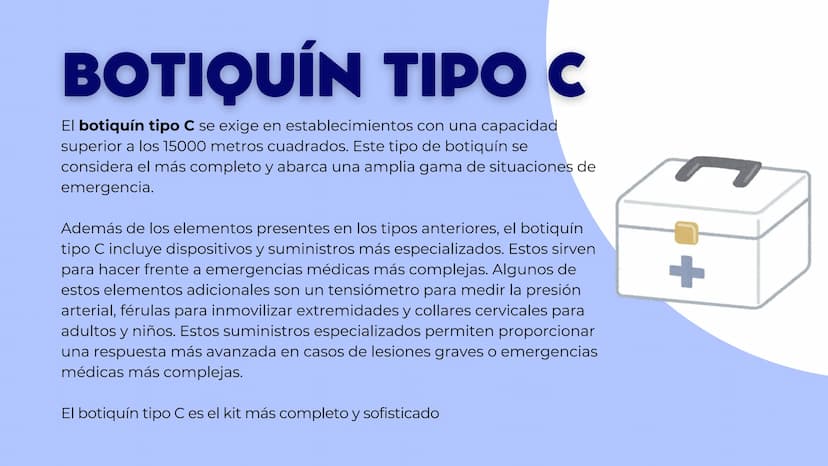 BOTIQUÍN ✪ +
PRIMEROS AUXILIOS 1
CONTENIDO
2
3
¿QUE ES?
CARACTERISTICAS
TIPOS ¿QUE ES?
EL BOTIQUÍN DE PRIMEROS AUXILIOS
es un conjunto de el