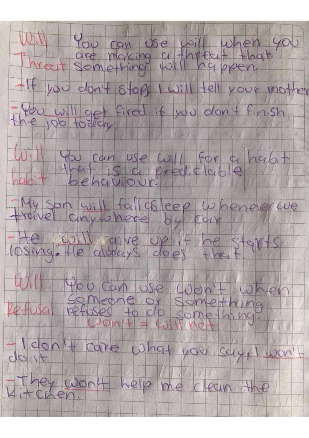 Win
VS
Going to
Both will and going to can be used
for making predictions about the
future.
-I think it's going to rain later
-I will help y