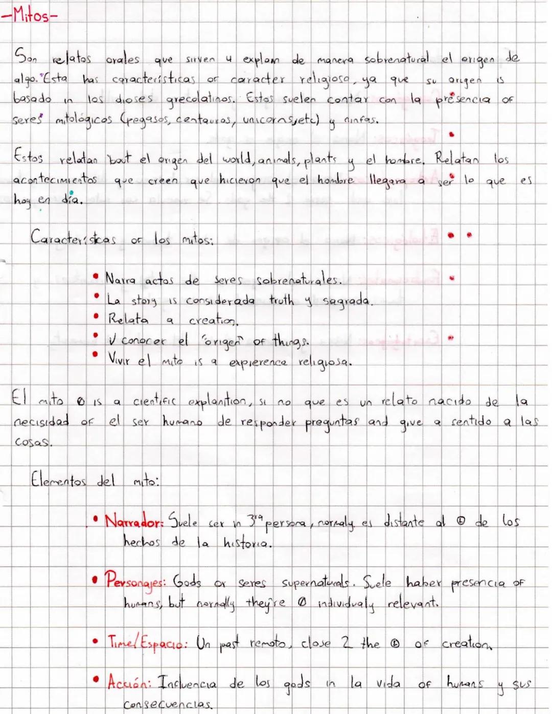 Descubre todo sobre los mitos: definición, características, elementos y tipos
