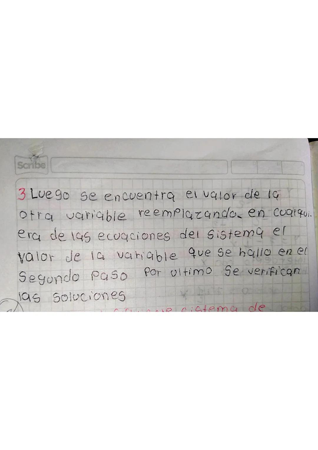 (75) Metodo de sustitución-us

Para resolver un sistema de ecuaciones
lineales Por el metodo de sustitucion
Se realiza los siguientes pasos
