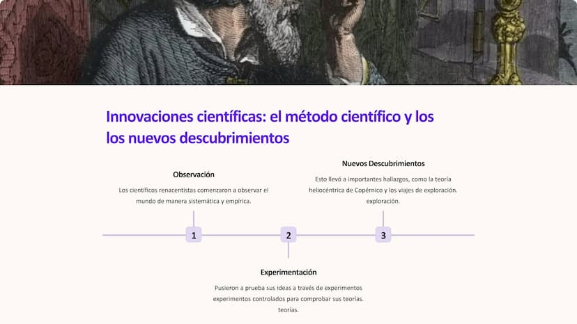 Renacimiento
El Renacimiento fue un período transformador en Europa que marcó el
inicio de la Edad Moderna. Esta época estuvo caracterizada 