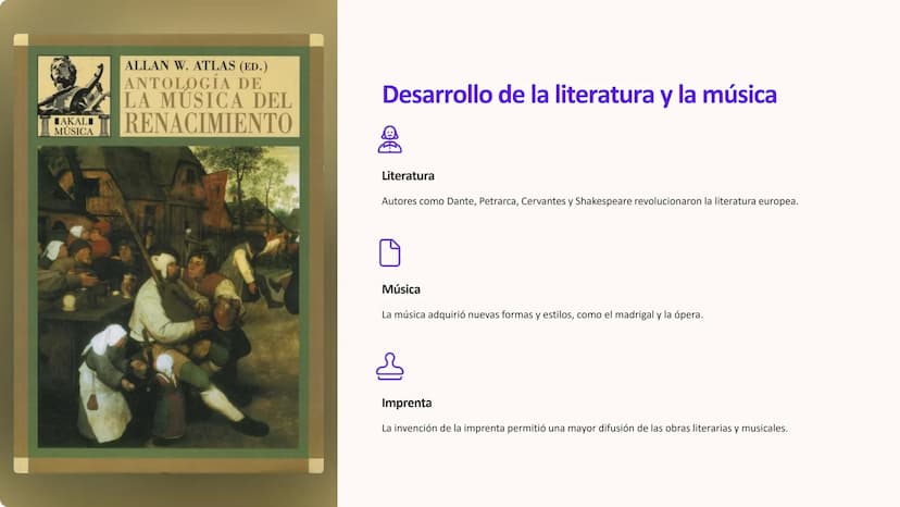 Renacimiento
El Renacimiento fue un período transformador en Europa que marcó el
inicio de la Edad Moderna. Esta época estuvo caracterizada 
