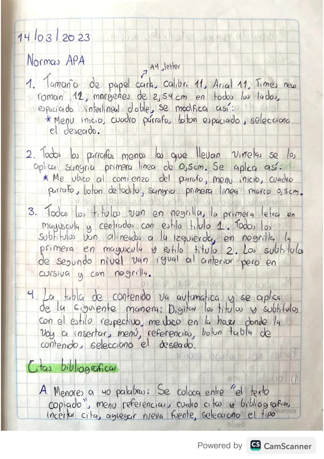14/03/20 23

Normas APA

7
A4 letter

1. Tamaño de papel cara, Calibri 11, Arial 11, Times new
roman 12, margenes de 2,54 cm en todos los la