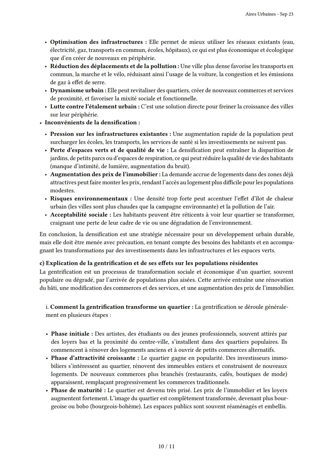 Aires Urbaines

Généré par Knowunity.fr - Sep 23

Description: Cet examen couvre les aires urbaines françaises, la métropolisation et la
pér