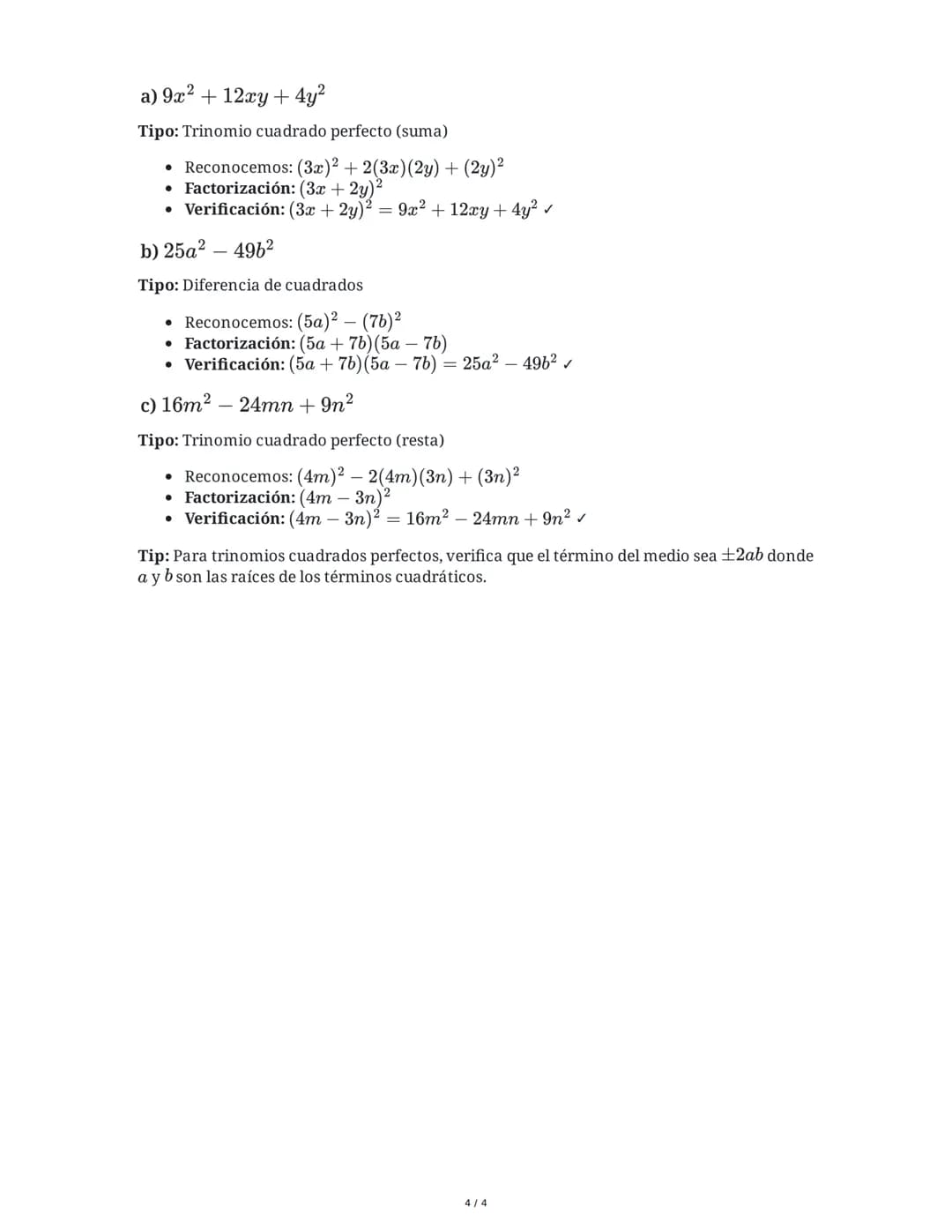 # Productos Notables: Evaluación Práctica

8 June 2025

## Tarea 1
Desarrolla los siguientes productos notables. Muestra todos los pasos de 