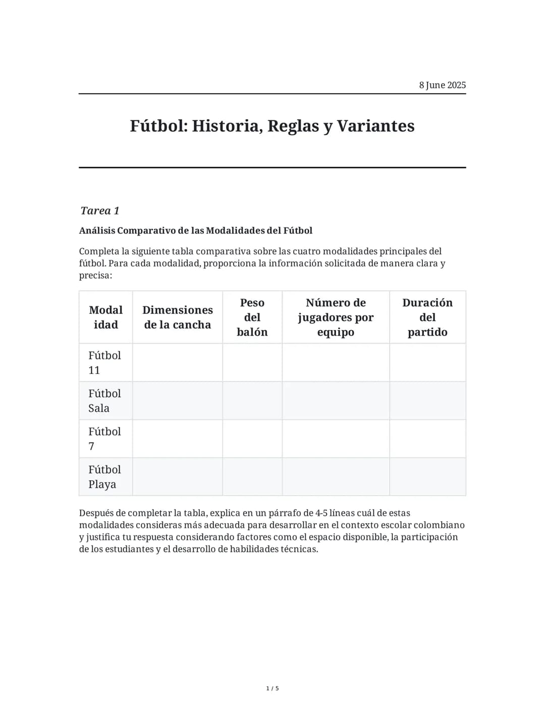 Fútbol: Historia, Reglas y Variantes