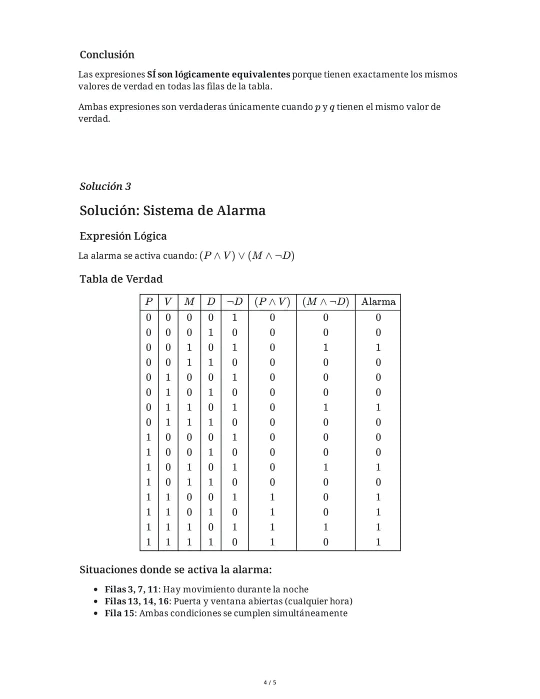 9 June 2025
Tablas de Verdad: Lógica Proposicional y
Digital
Tarea 1
Completa la siguiente tabla de verdad para la expresión lógica p∧ (qV-r
