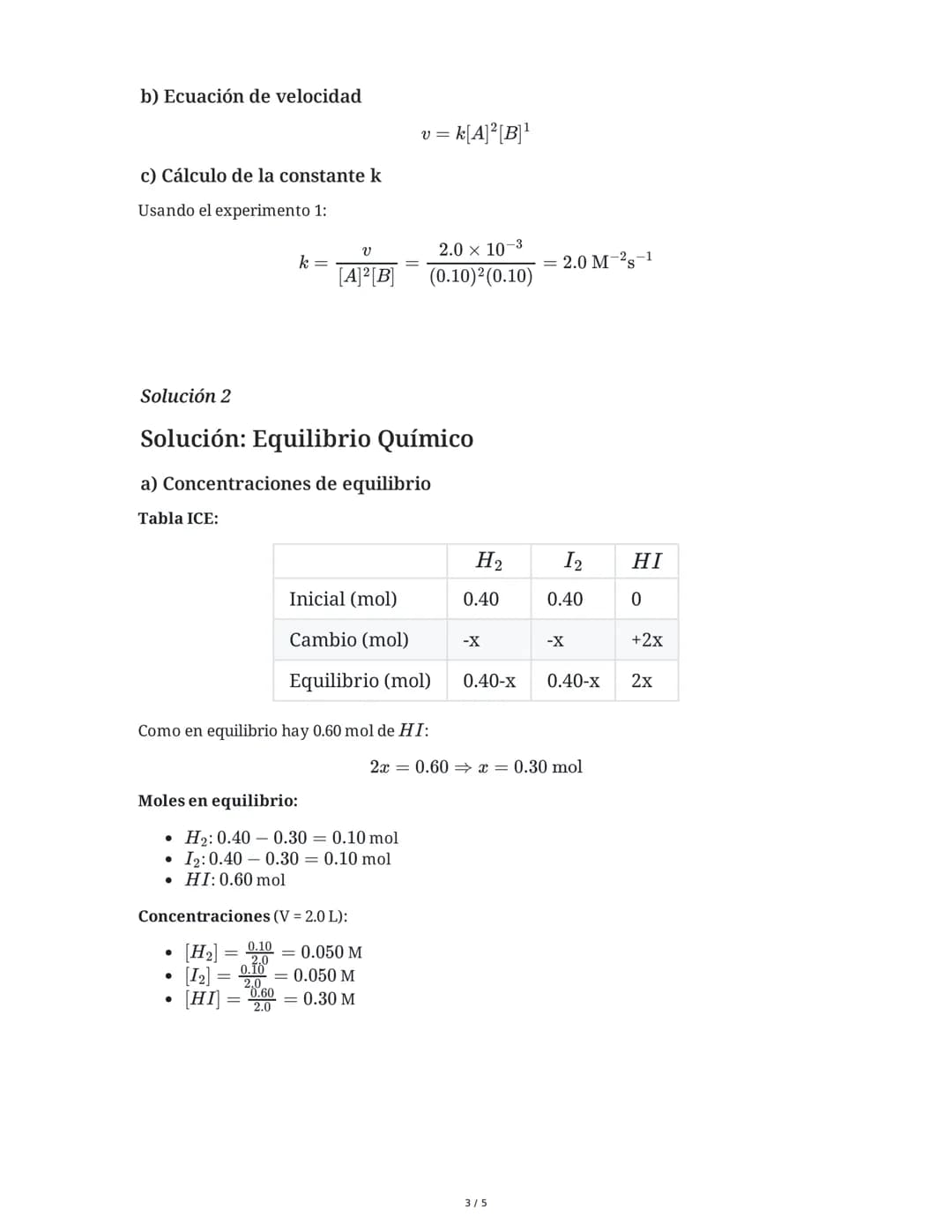 4 June 2025
Cinética Química, Equilibrio y Ley de Velocidad
Tarea 1
Cinética Química - Determinación del Orden de Reacción
Para la reacción: