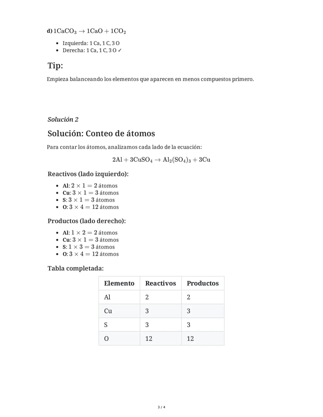 # Balanceo de Ecuaciones Químicas

28 May 2025

## Tarea 1

**Balanceo de ecuaciones químicas básicas**

Balancea las siguientes ecuaciones 