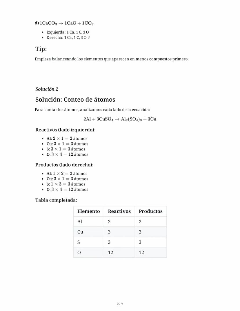 # Balanceo de Ecuaciones Químicas

28 May 2025

## Tarea 1

**Balanceo de ecuaciones químicas básicas**

Balancea las siguientes ecuaciones 