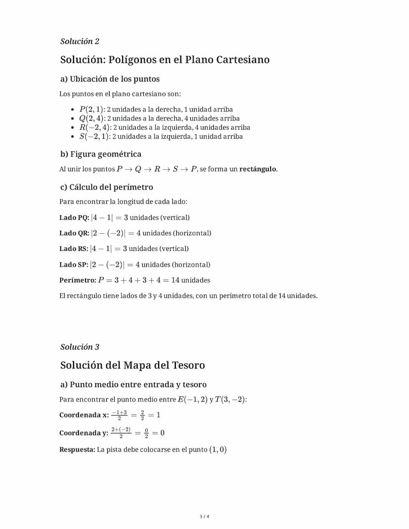 Plano Cartesiano y Polígonos
28 May 2025
Tarea 1
Observa el plano cartesiano y los puntos dados. Si tienes los puntos A(-4, 0), B(-4, 3),
C(