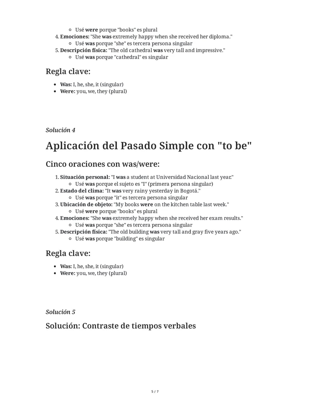 29 May 2025
Verbo 'To Be' y Pasado Simple en Inglés
Tarea 1
Análisis del verbo "to be"
Basándote en tus apuntes sobre el verbo "to be", expl