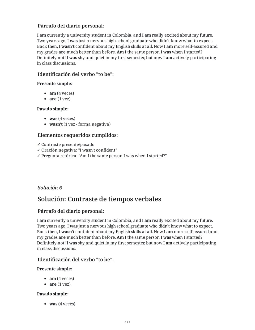 29 May 2025
Verbo 'To Be' y Pasado Simple en Inglés
Tarea 1
Análisis del verbo "to be"
Basándote en tus apuntes sobre el verbo "to be", expl