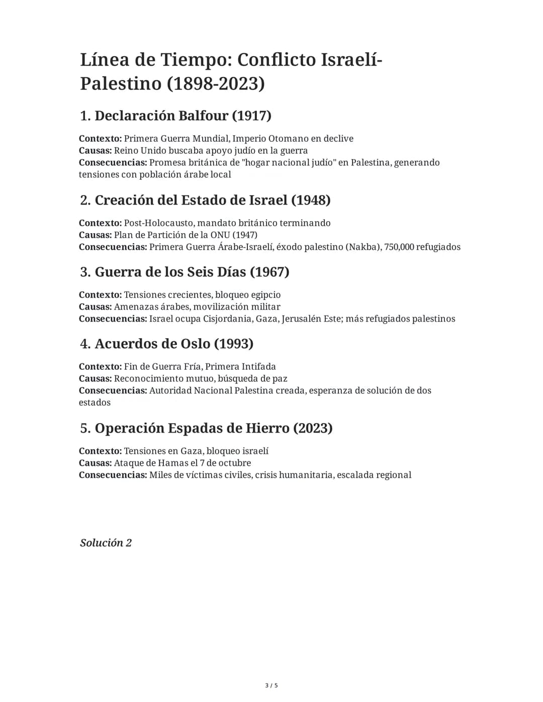 8 June 2025
Conflicto Israel-Palestina: Análisis Histórico y
Geopolítico
Tarea 1
Análisis histórico del conflicto israelí-palestino (1898-20