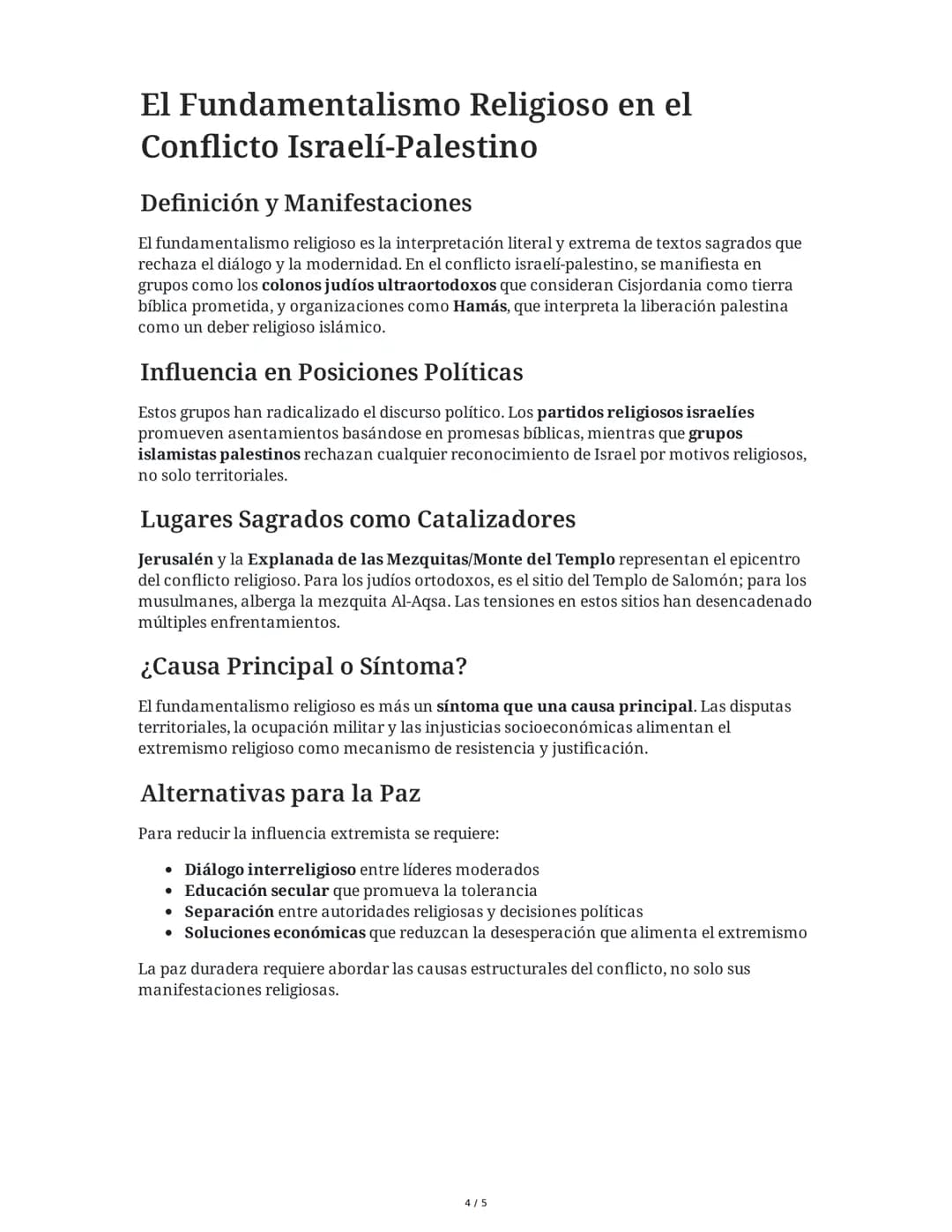 8 June 2025
Conflicto Israel-Palestina: Análisis Histórico y
Geopolítico
Tarea 1
Análisis histórico del conflicto israelí-palestino (1898-20