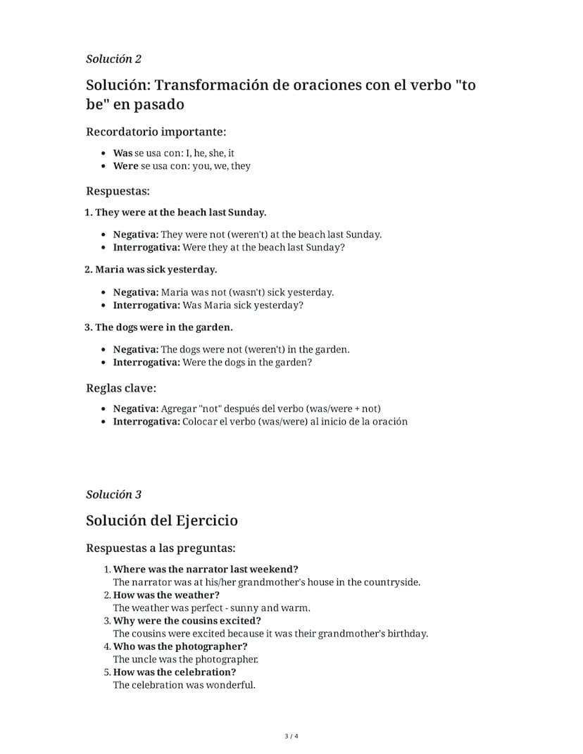 Dominando el Verbo To Be en Pasado
5 June 2025
Tarea 1
Completa las oraciones con la forma correcta del verbo "to be" en pasado (was/were):
