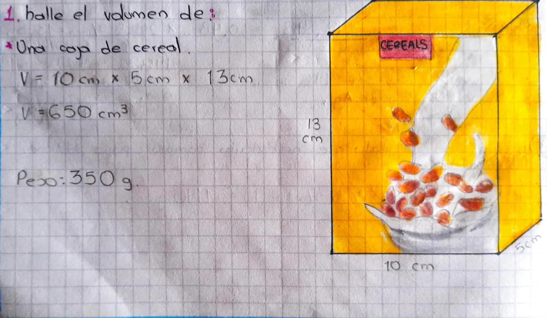 # VOLUMEN
Espacio que ocupa
on cuerpo.
$1ml = 1cm³ = 1c.c. = 1g$
1 Litro (L) 1000 ml/cm³ 100 l (centralitros)
1/2 (t 500 ml 50 cl
1/4 (+ → 2