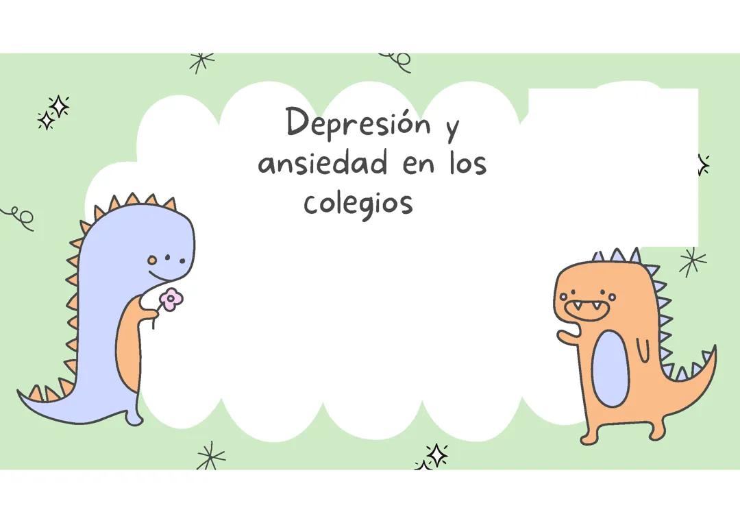 Depresión y ansiedad en los Colegios