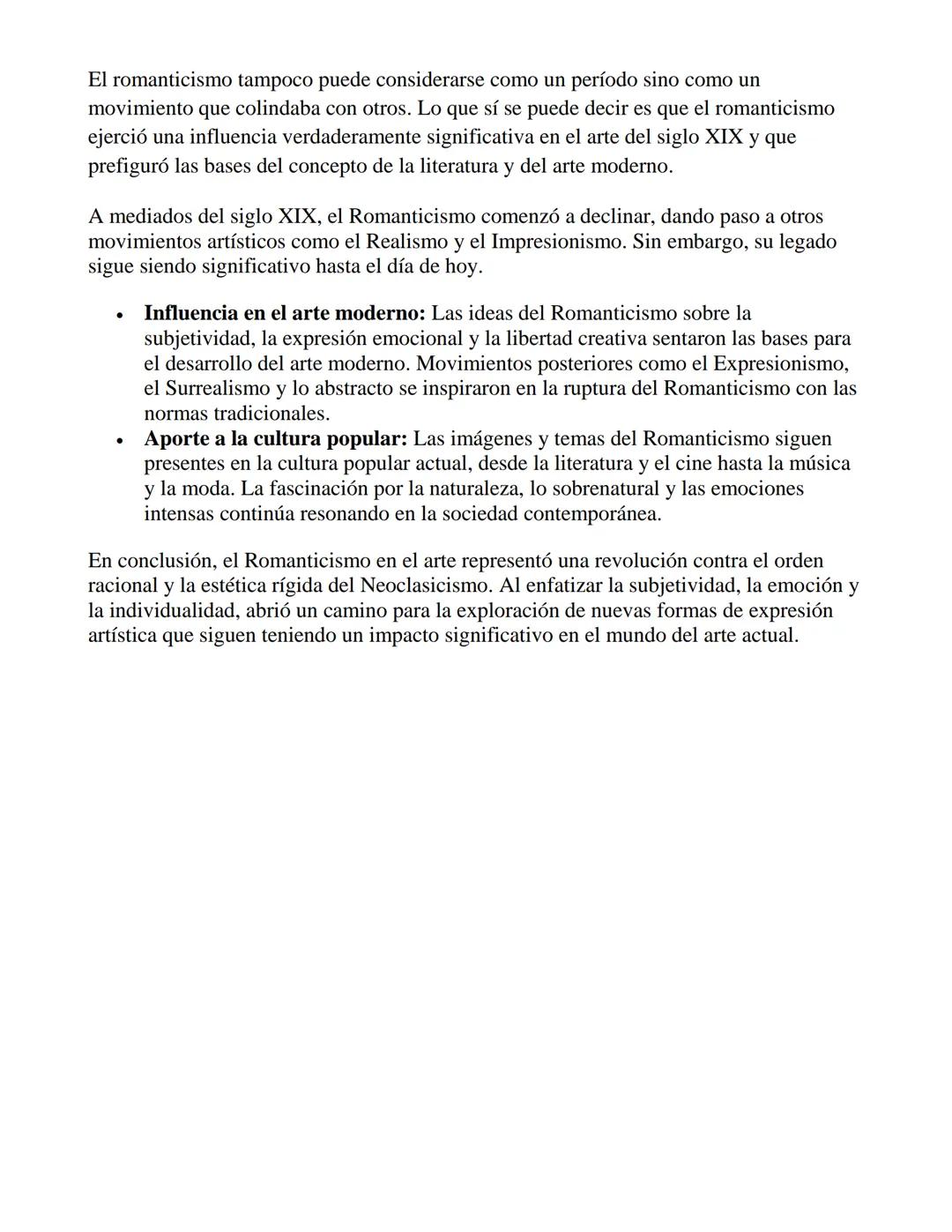 # El romanticismo
Es un movimiento artístico e intelectual que tuvo lugar hacia finales del siglo XVIII y
principios del siglo XIX en Ingla