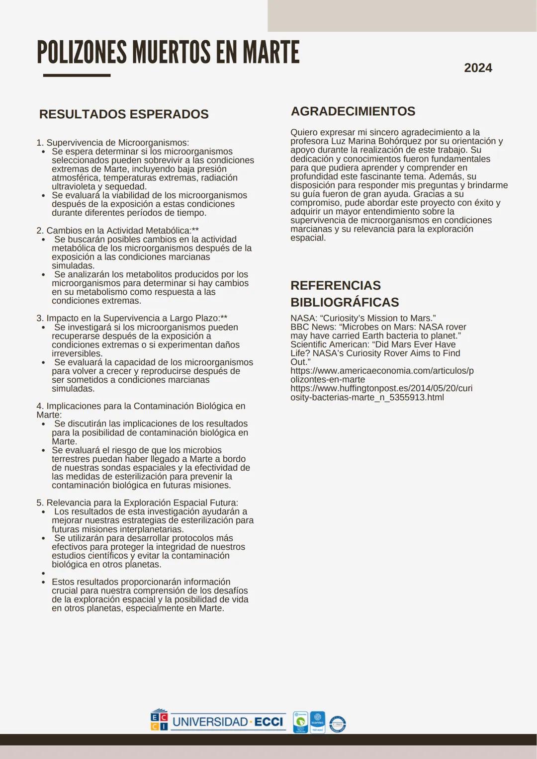 ARTICULO
POLIZONES MUERTOS EN MARTE
2024
INTRODUCCIÓN
M
arte, conocido como el "planeta rojo", ha
sido objeto de fascinación y exploración
d