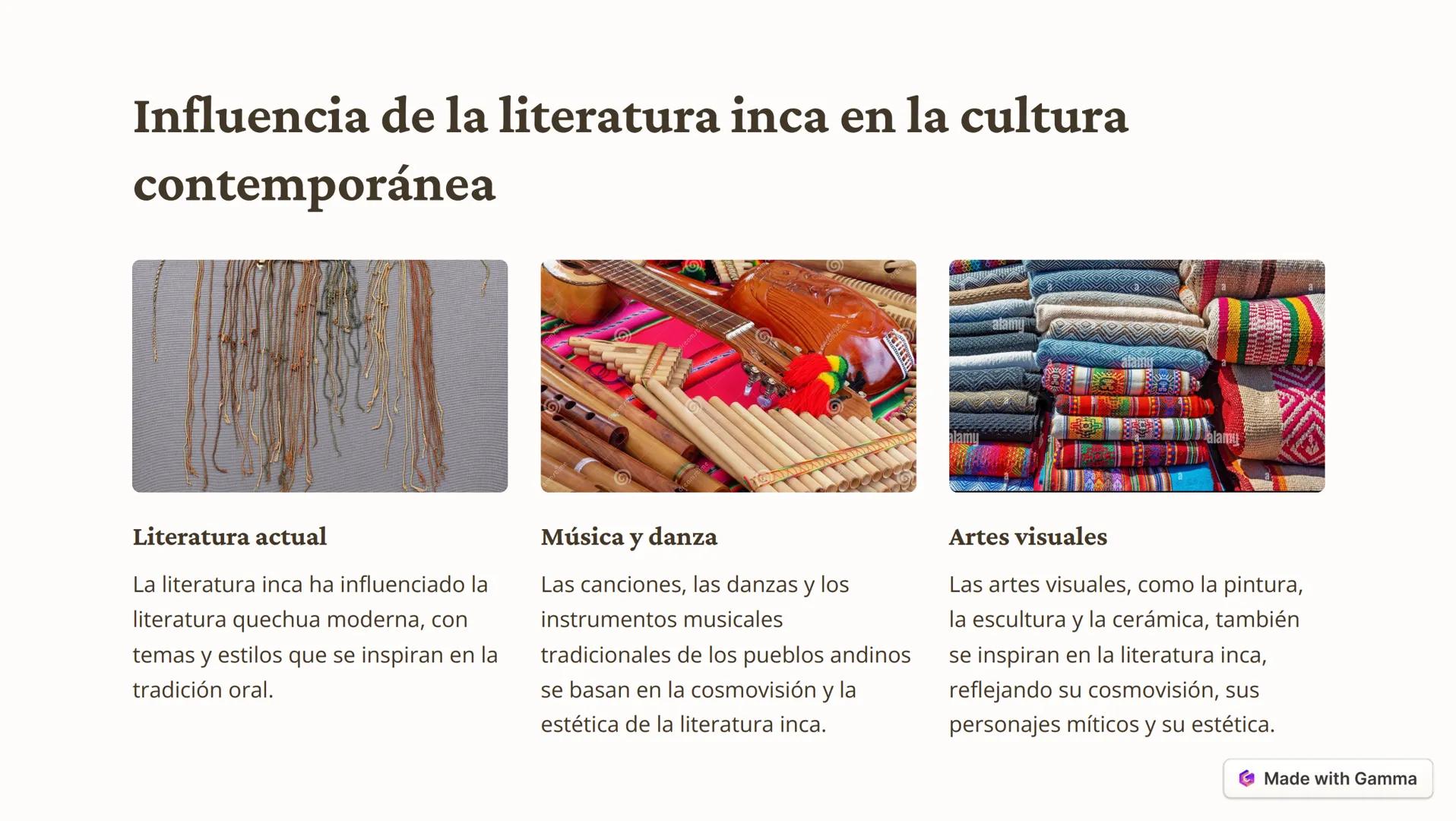 # La literatura inca: una
ventana a la
cosmovisión andina
La literatura inca, también conocida como literatura quechua, representa
la expre