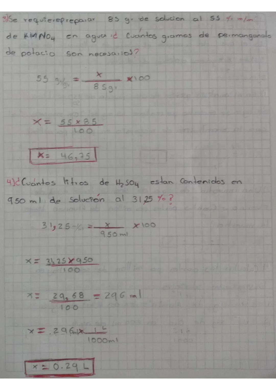 Unidades de Concentración.
Que tanto soluto tengo
Fisicas
Porcentaje: $\frac{\%}{m} = \frac{g \text{ Soluto} \times 100}{g \text{ solució