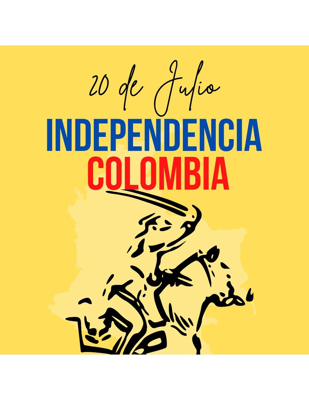 Independencia de Colombia 20 de Julio