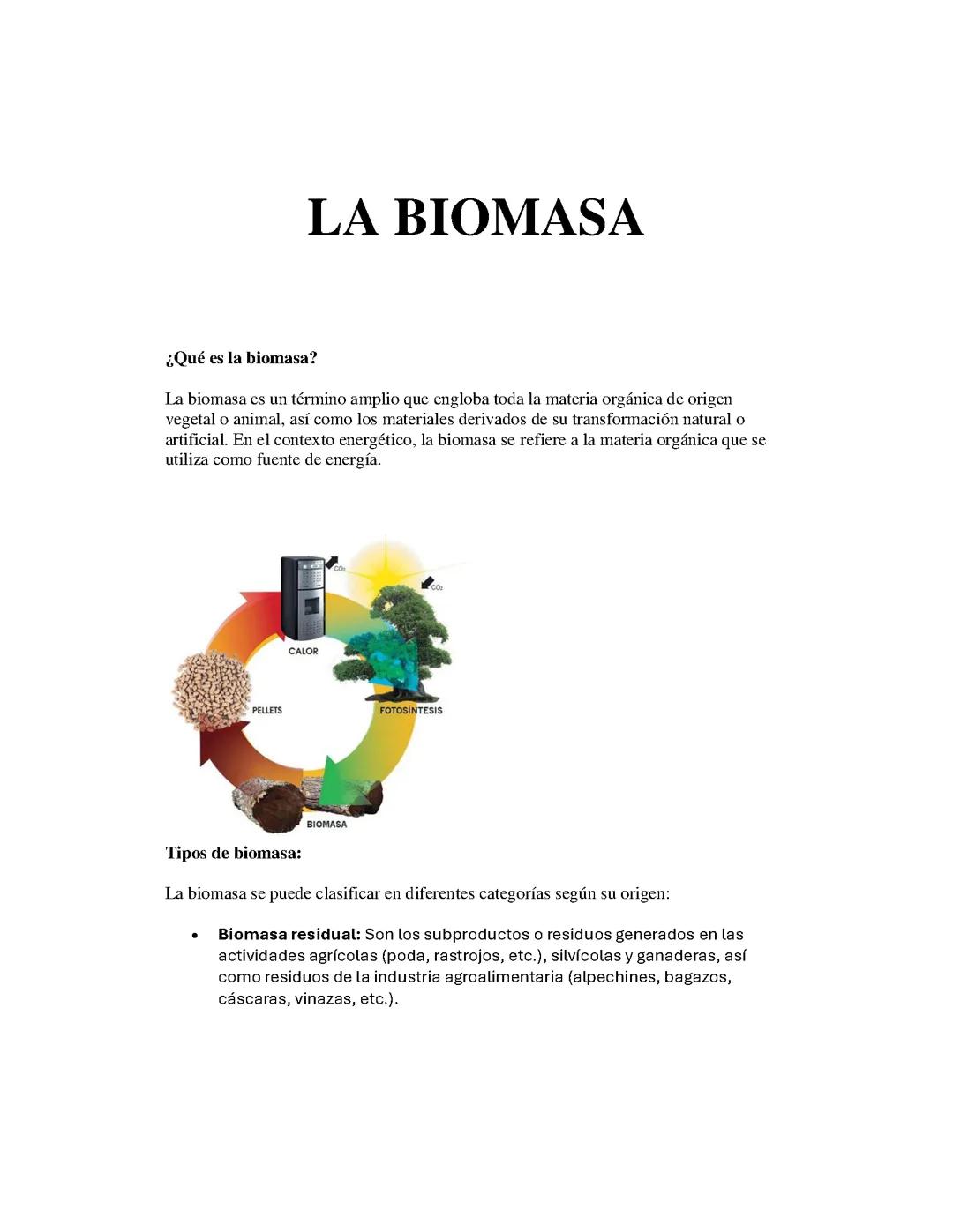 La Biomasa