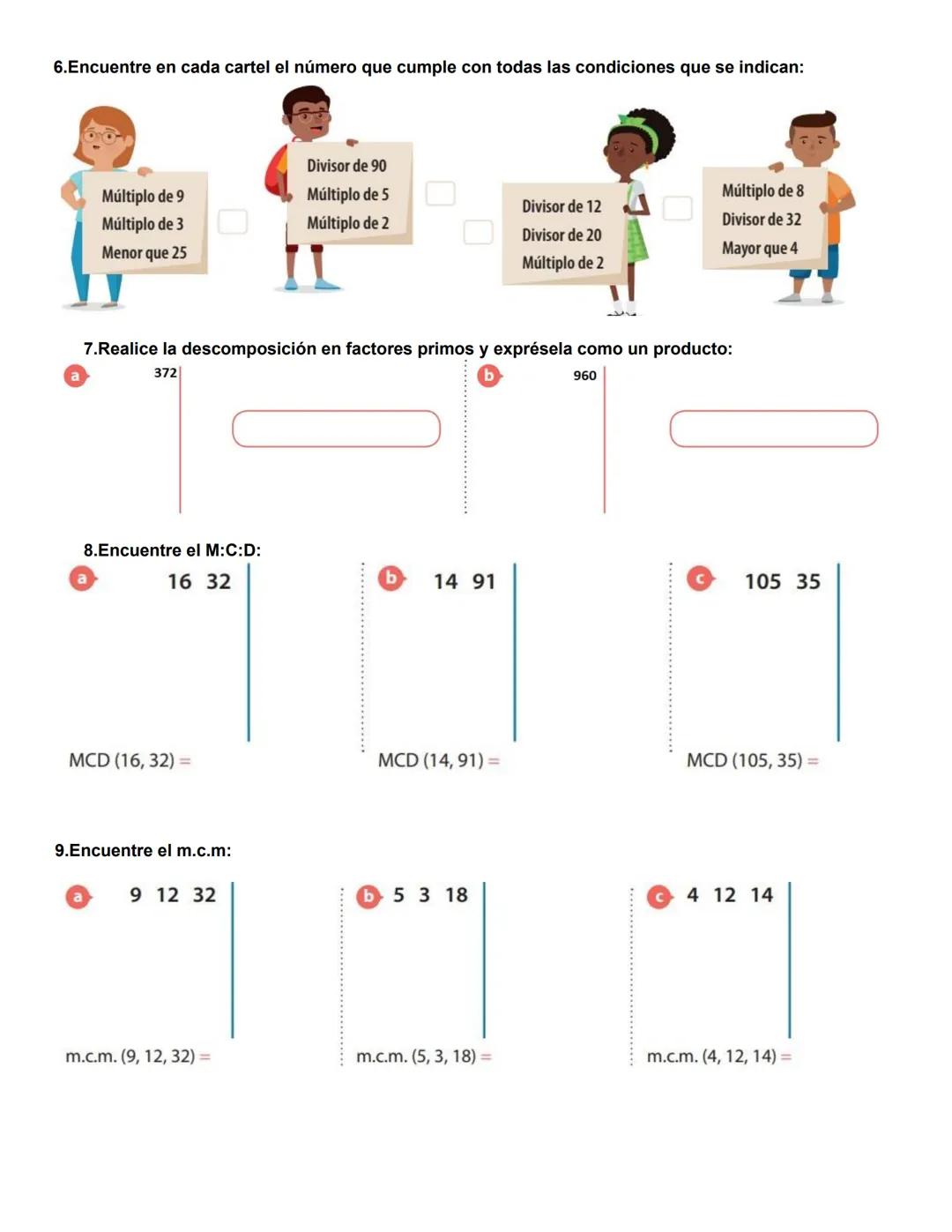 NOMBRE
INSTITUCIÓN EDUCATIVA NUESTRA SEÑORA DE LA PAZ SEDE
NUEVO AMANECER
PLAN DE MEJORAMIENTO DE MATEMÁTICAS-PERIODO 2
_GRADO: 6° FECHA:
22