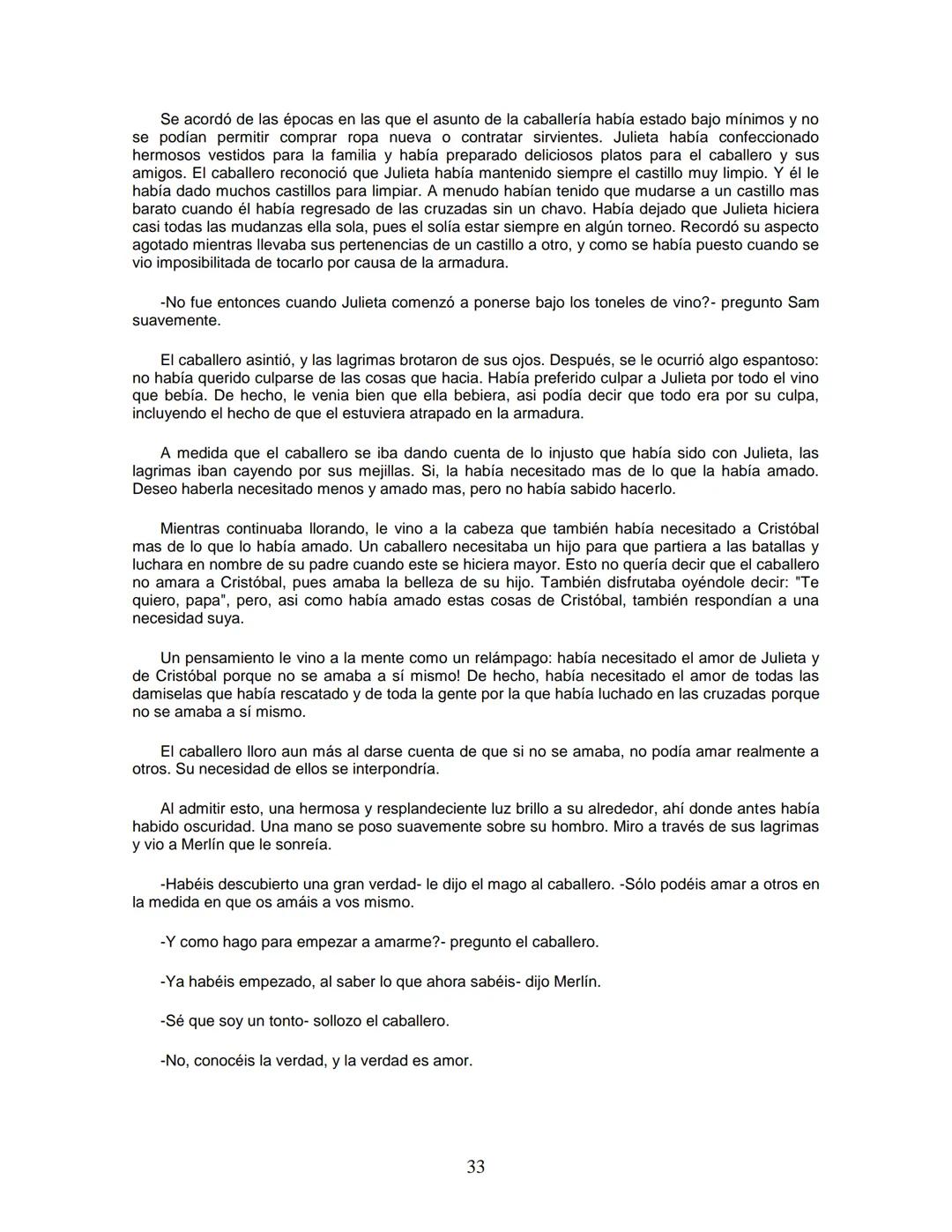 EL CABALLERO DE LA ARMADURA OXIDADA
EDICIÓN
Fisher Robert
ROBERT FISHER
EL CABALLERO
DE LA
ARMADURA
QUIDADA
1 1.- EL DILEMA DEL CABALLERO
Ha