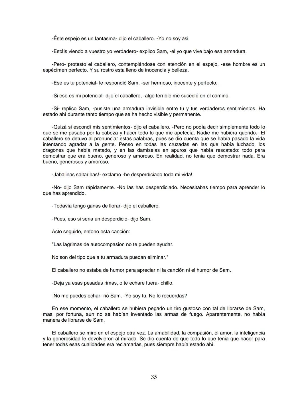 EL CABALLERO DE LA ARMADURA OXIDADA
EDICIÓN
Fisher Robert
ROBERT FISHER
EL CABALLERO
DE LA
ARMADURA
QUIDADA
1 1.- EL DILEMA DEL CABALLERO
Ha