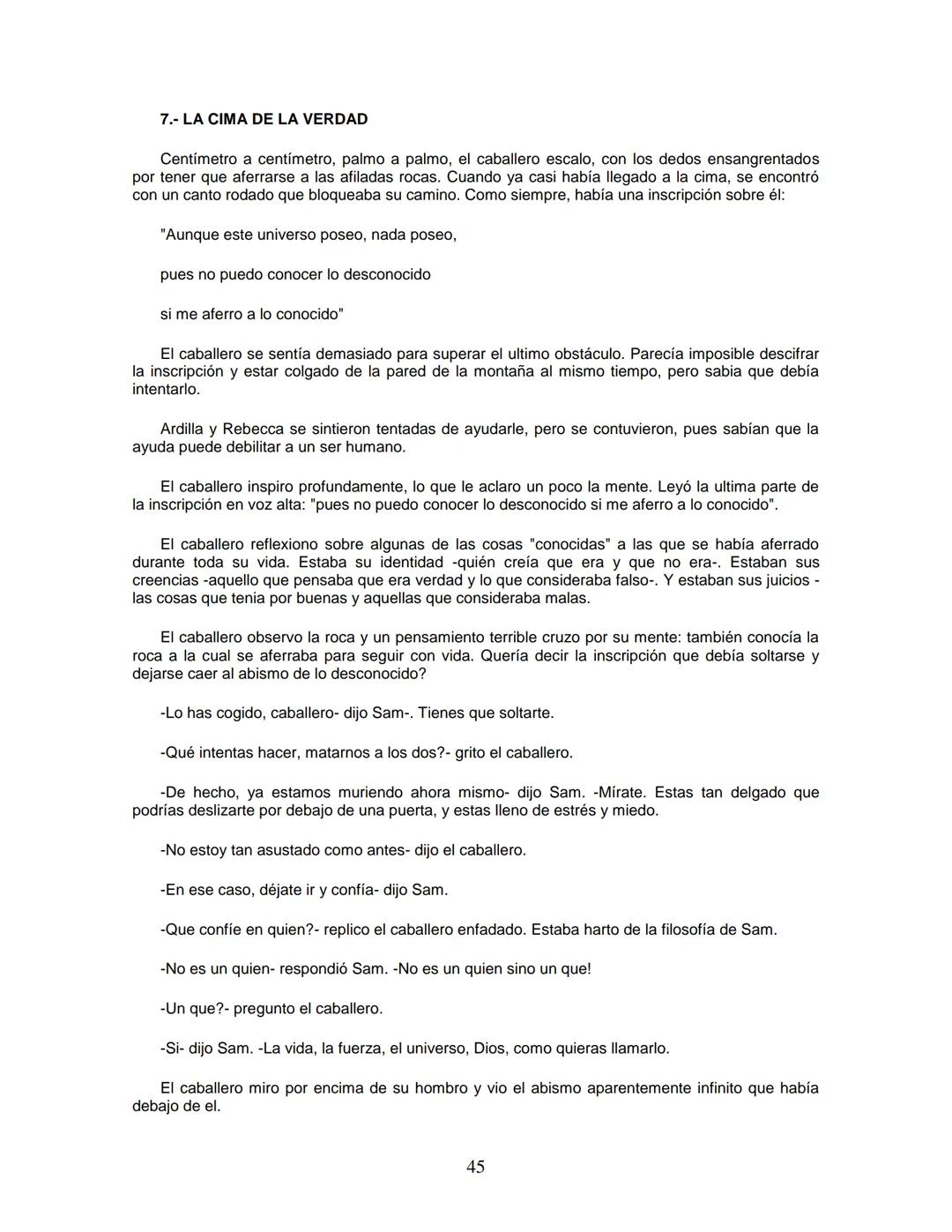 EL CABALLERO DE LA ARMADURA OXIDADA
EDICIÓN
Fisher Robert
ROBERT FISHER
EL CABALLERO
DE LA
ARMADURA
QUIDADA
1 1.- EL DILEMA DEL CABALLERO
Ha