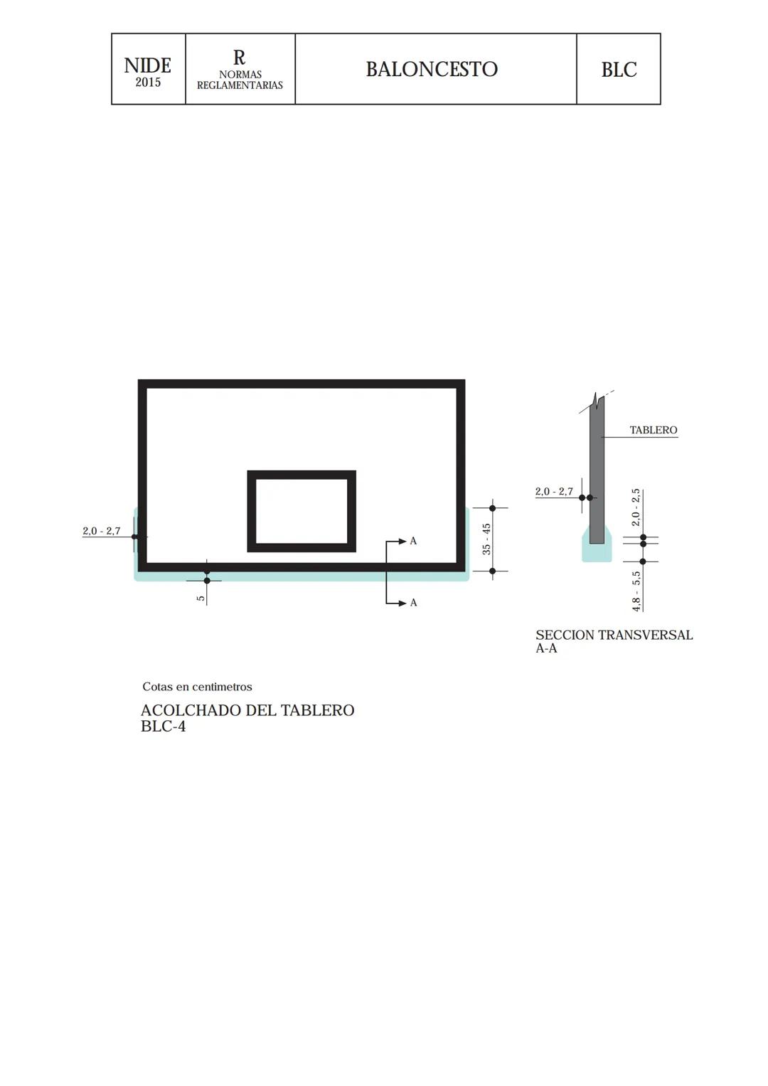 NIDE
R
BALONCESTO
BLC
2015
NORMAS
REGLAMENTARIAS
I.
2.
3.
4.
5.
6.
7.
8.
8.1
INDICE:
0 AMBITO DE APLICACIÓN
-23453
TAMAÑO DEL CAMPO
BANDAS E