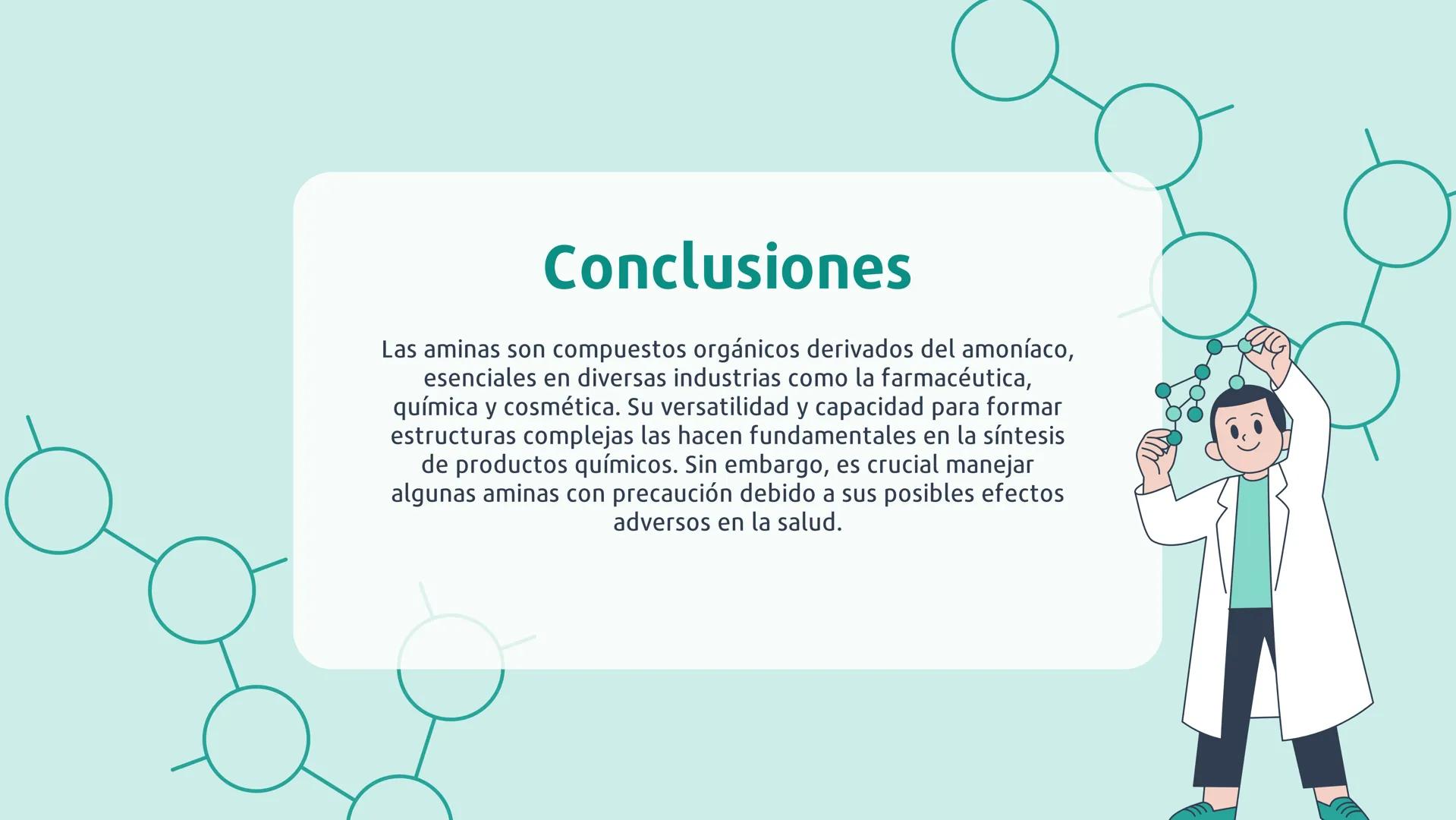 # QUÍMICA
LAS AMINAS
ELKIN STIVEN VALENCIA RIVAS # Índice
01 Introducción.
02 Características
03 Estructura
04 Donde lo encuentras
05