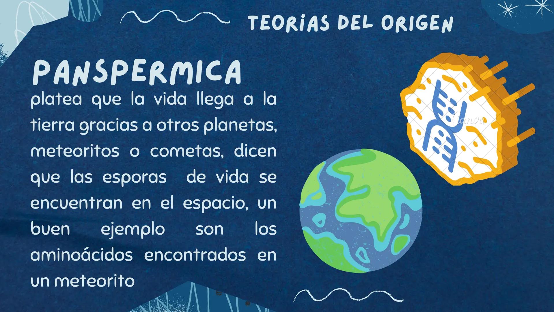 ORIGEN Y EVOLUCIÓN DE LOS
SERES VIVOS
ཤ་
* TEORIAS DEL ORIGEN
CREACIONISMO
Plantea que hay un ser supremo,
así como Dios, que creó tanto la