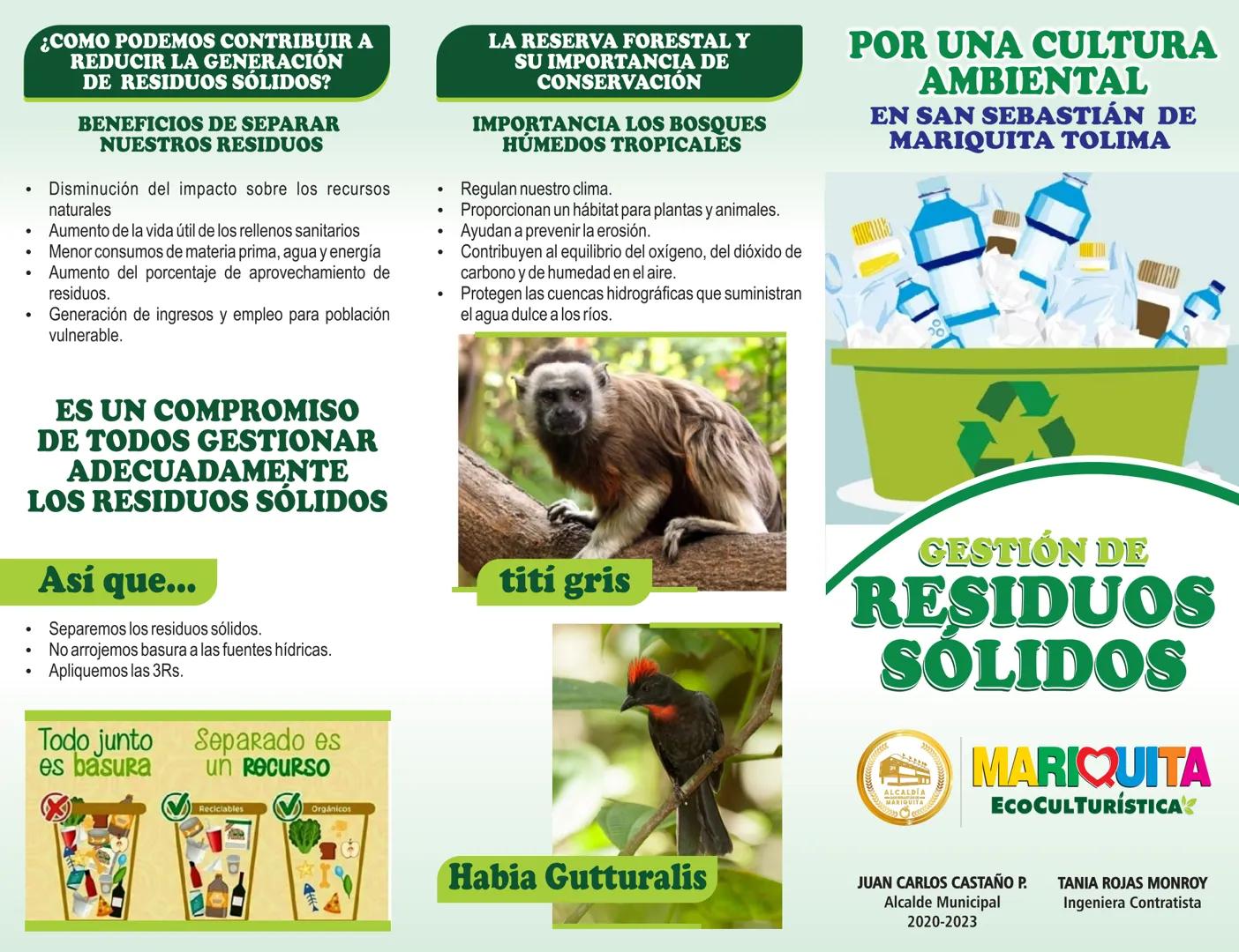 ¿COMO PODEMOS CONTRIBUIR A
REDUCIR LA GENERACIÓN
DE RESIDUOS SÓLIDOS?
BENEFICIOS DE SEPARAR
NUESTROS RESIDUOS
Disminución del impacto sobre