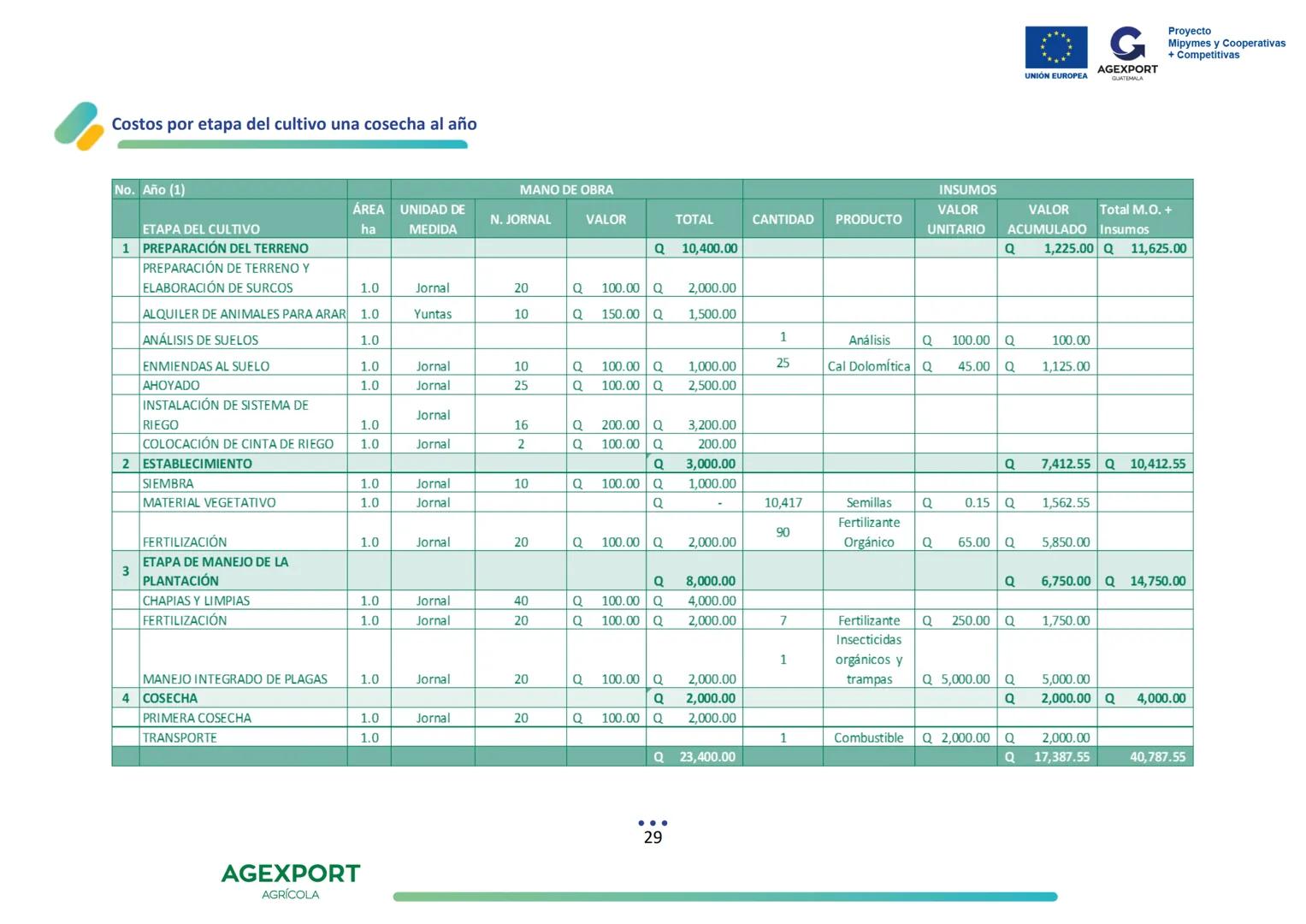 G
AGEXPORT
Proyecto
Mipymes y Cooperativas
+ Competitivas
UNIÓN EUROPEA
GUATEMALA
Lavanda, Lavandula angustifolia
AGEXPORT
AGRÍCOLA CONTENID